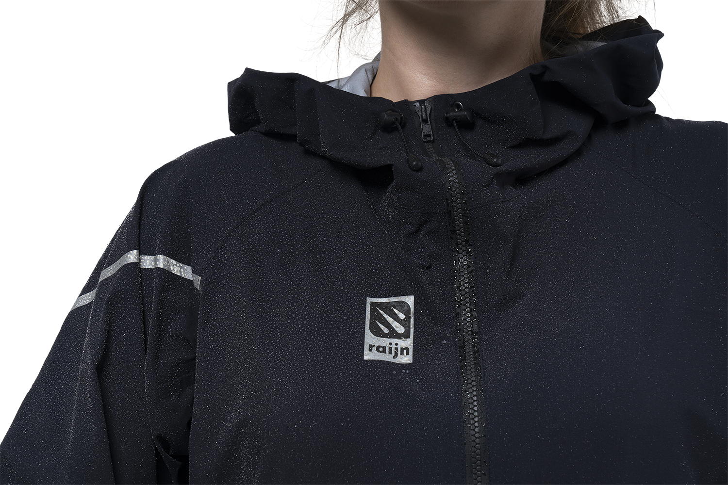 raijn women black mit silbernem Logo