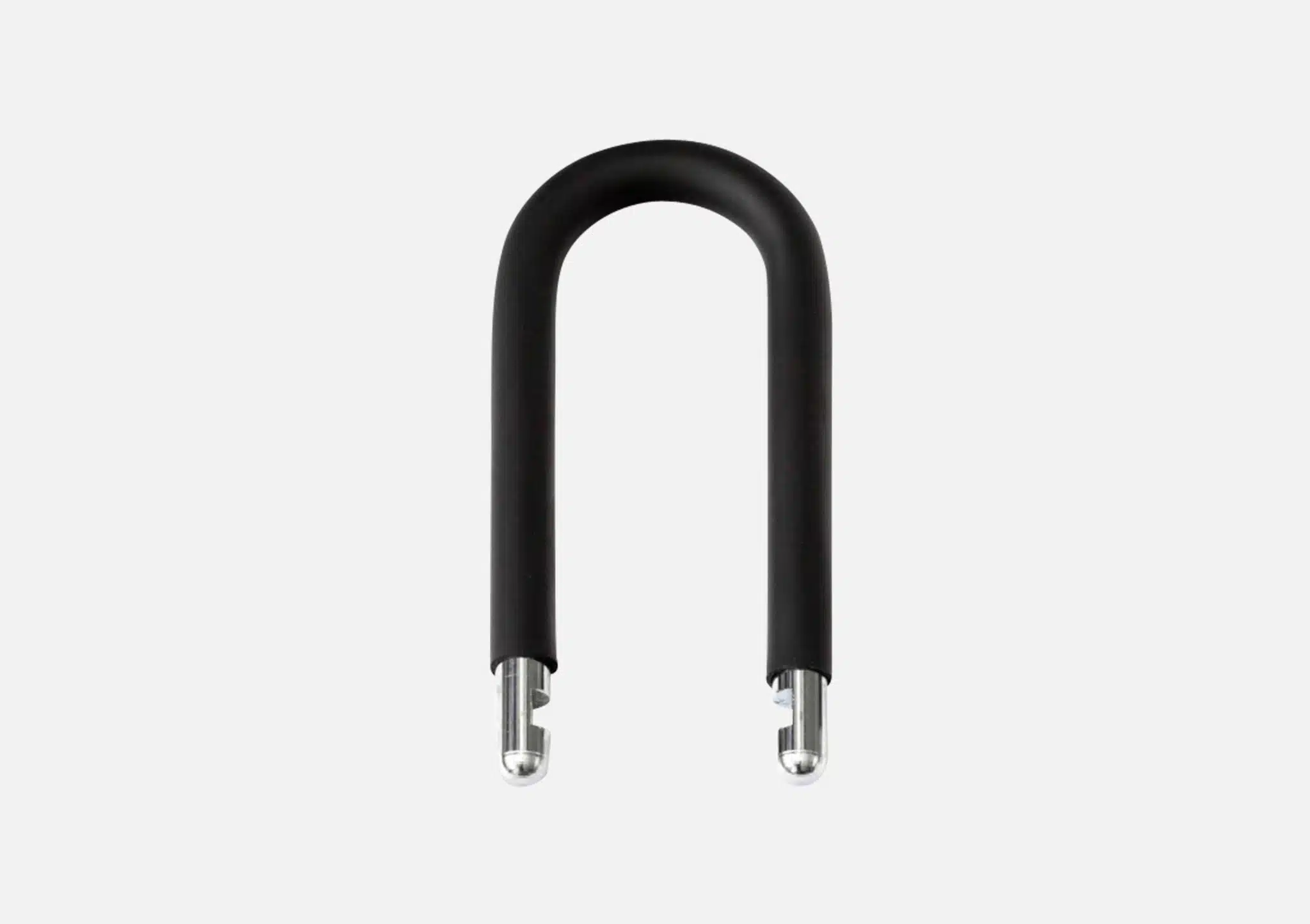 Bügelverlängerung für U–lock mit schwarzer Kunststoffummantelung