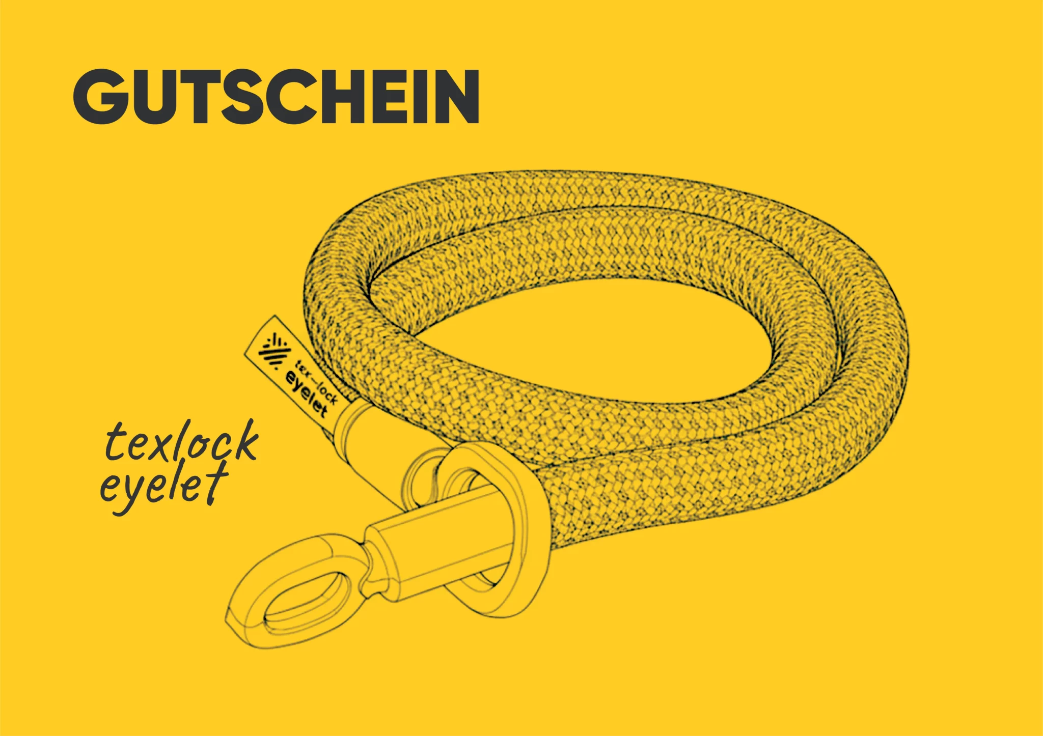 Geschenkgutschein texlock eyelet