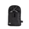 schwarz-graues Textilschloss texlock mate in Fahrradschloss-Tasche