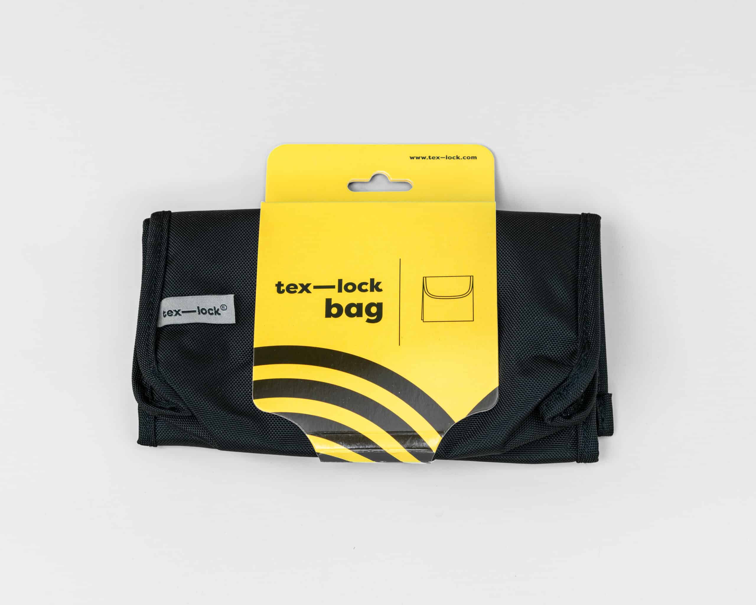 Fietsslot-tas in verpakking