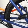 orangenes texlock eyelet Set Textilschloss mit mini-Bügelschloss sichert Fahrrad