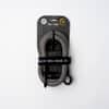 schwarz-graues texlock eyelet Set Textilschloss in Verpackung