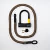 black-gold texlock eyelet Set textile lock Scope of delivery with shackle lock