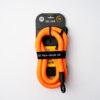 orangenes texlock eyelet Set Textilschloss in Verpackung