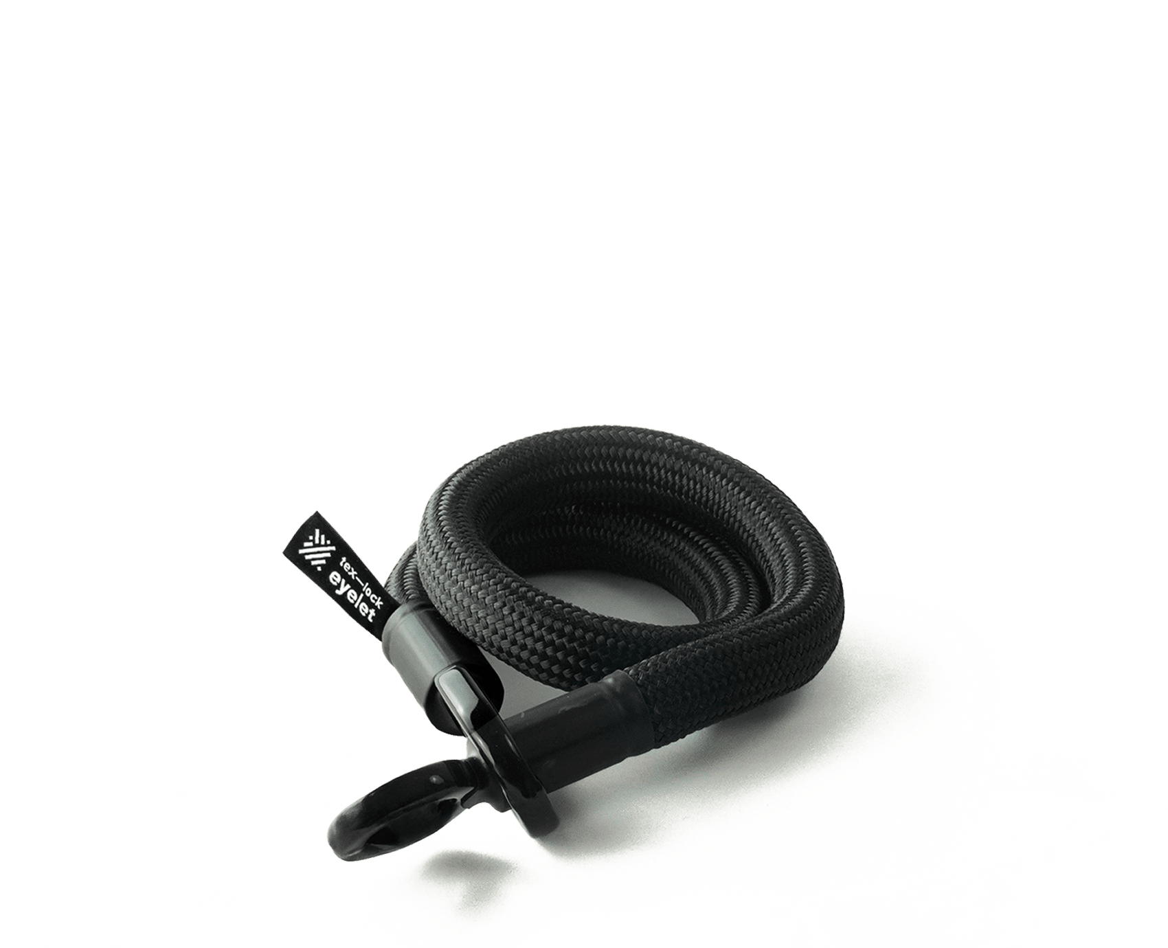 Textilseil in Länge 80 cm und Farbe onyx black